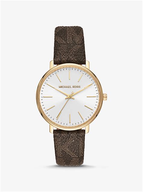 mk2857 michael kors|Pyper Logo and Gold.